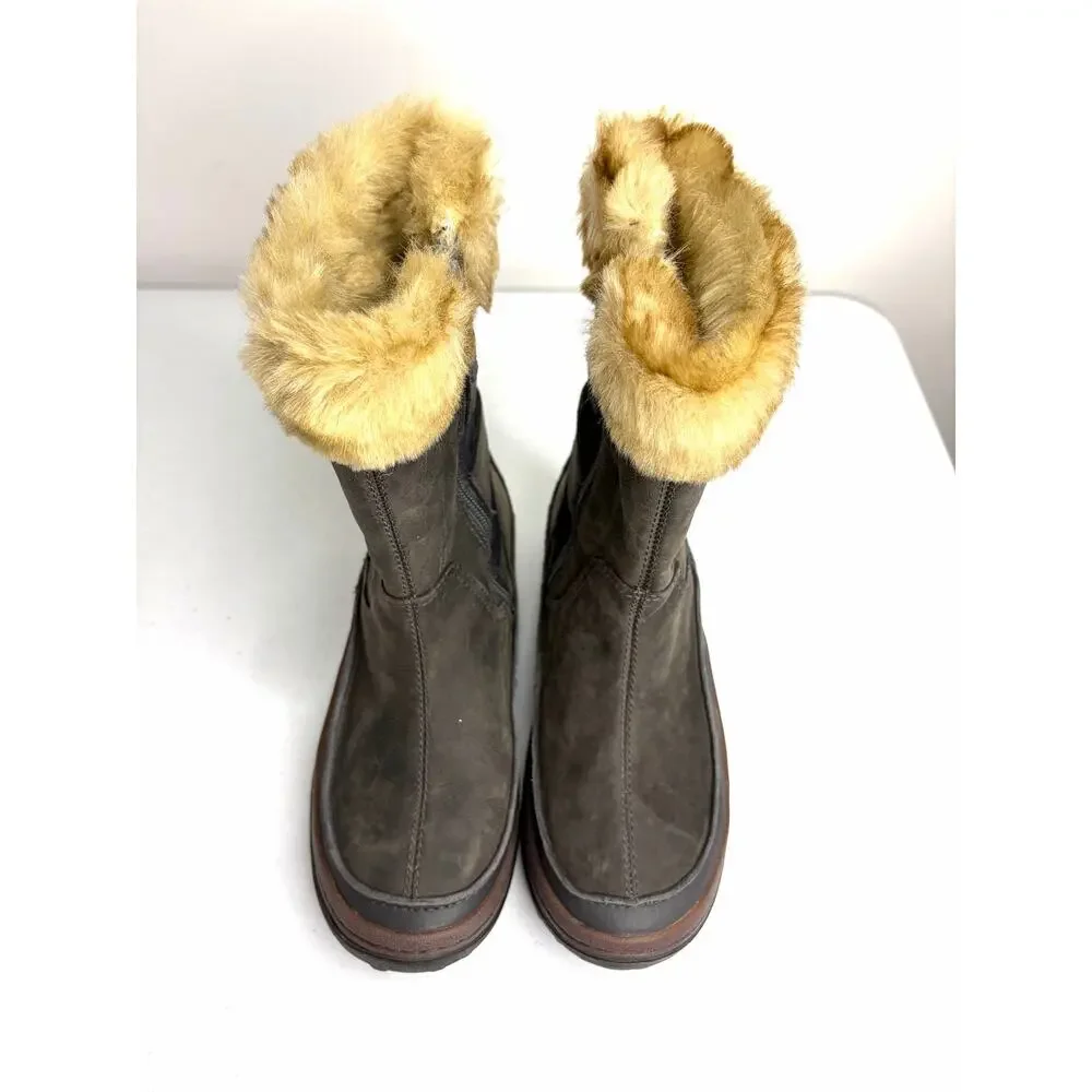 Merrill Decora Chant Waterproof Boots Women’s Sz 7.5 Faux Fur Insulated